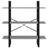 vidaXL Βιβλιοθήκη Γκρι Sonoma 100x30x105 εκ. από Επεξεργασμένο Ξύλο