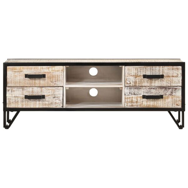 vidaXL Έπιπλο Τηλεόρασης 110 x 30 x 41 εκ. από Μασίφ Ξύλο Ακακίας