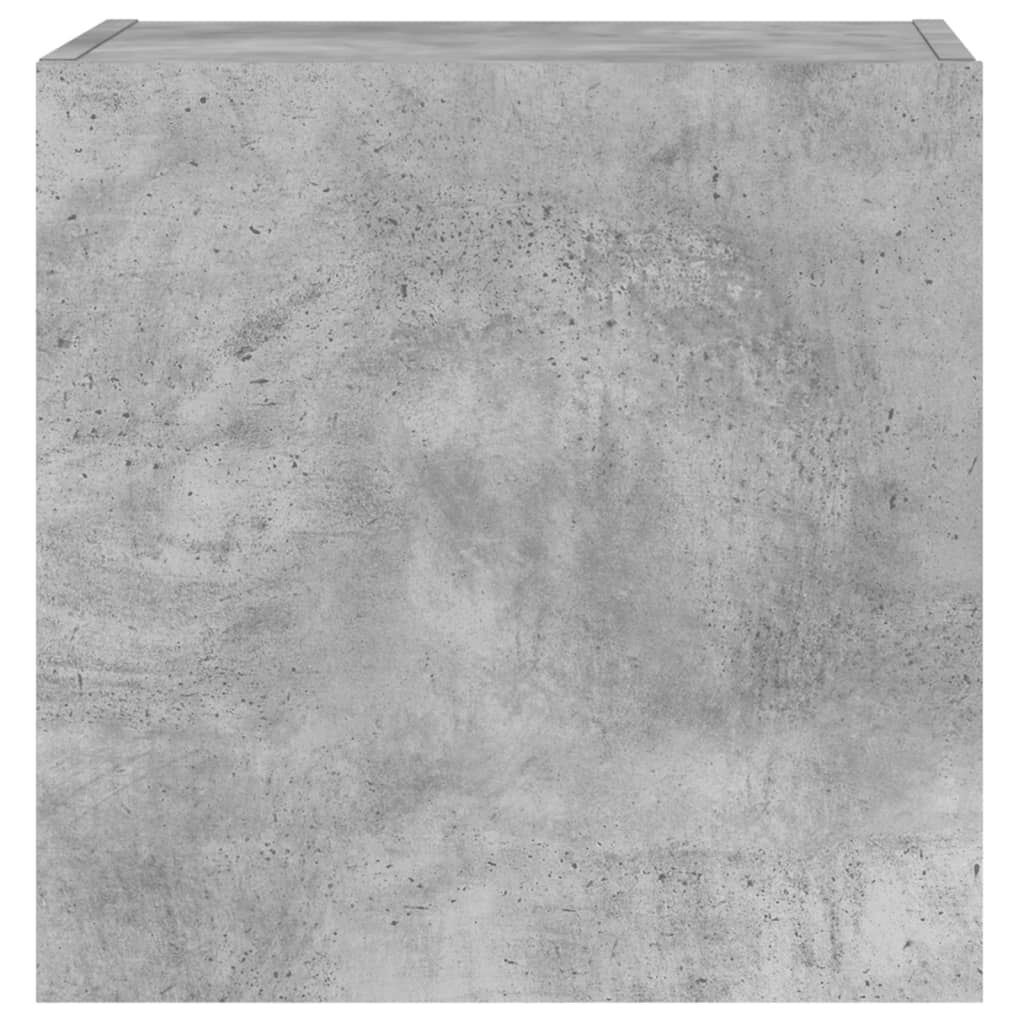 vidaXL Έπιπλα Τηλεόρασης 2 τεμ. Γκρι Σκυρ. 40,5x30x40εκ Επεξ. Ξύλο