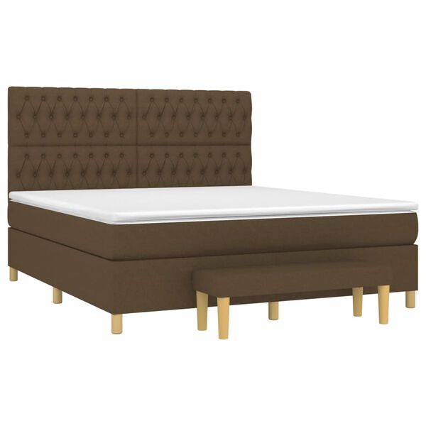 vidaXL &Kappa;&rho;&epsilon;&beta;ά&tau;&iota; Boxspring &mu;&epsilon; &Sigma;&tau;&rho;ώ&mu;&alpha; &Sigma;&kappa;&omicron;ύ&rho;&omicron; &Kappa;&alpha;&phi;έ 180x200 &epsilon;&kappa; &Upsilon;&phi;&alpha;&sigma;&mu;ά&tau;&iota;&nu;&omicron;