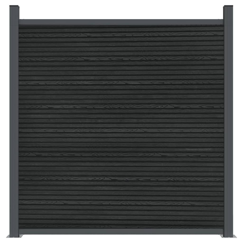 vidaXL Πάνελ Περίφραξης Γκρι 353 x 186 εκ. από WPC