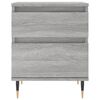 vidaXL Κομοδίνα 2 τεμ. Γκρι Sonoma 40 x 35 x 50 εκ. από Επεξεργ. Ξύλο