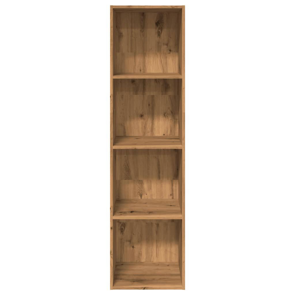 vidaXL Βιβλιοθήκη Αρτισιανή Δρυς 40x30x152 εκ. από Επεξεργασμένο Ξύλο