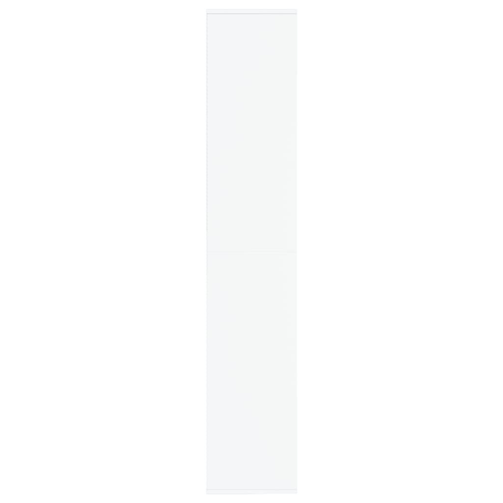 vidaXL Παπουτσοθήκη Λευκή 54 x 34 x 183 εκ. από Επεξεργασμένο Ξύλο