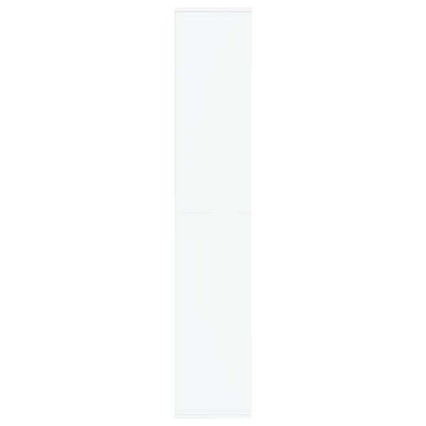 vidaXL Παπουτσοθήκη Λευκή 54 x 34 x 183 εκ. από Επεξεργασμένο Ξύλο