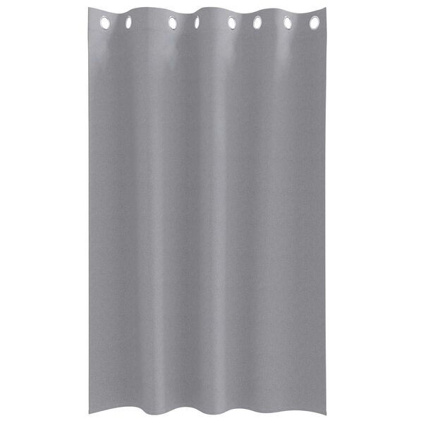 vidaXL Κουρτίνες 2 pcs Ανοιχτό γκρι 175 x 140 εκ. Πολυεστέρας