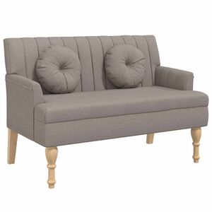 vidaXL &Pi;&alpha;&gamma;&kappa;ά&kappa;&iota; Taupe 113 x 64,5 x 75,5 &epsilon;&kappa;. &Upsilon;&phi;&alpha;&sigma;&mu;ά&tau;&iota;&nu;&omicron; &mu;&epsilon; &Mu;&alpha;&xi;&iota;&lambda;ά&rho;&iota;&alpha;