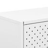 vidaXL Μπουφές Λευκός 105 x 35 x 75 εκ. από Ατσάλι