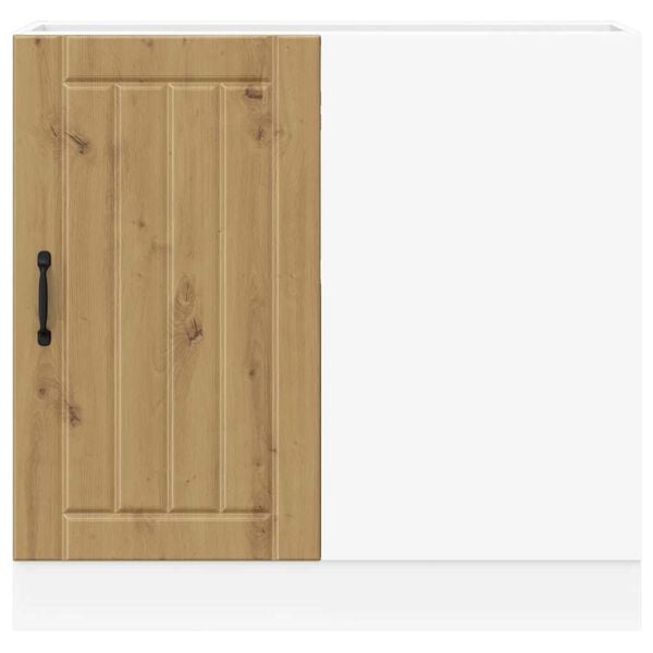 vidaXL Κάτω ντουλάπι κουζίνας "Lucca" Artisan Oak Engineered Wood