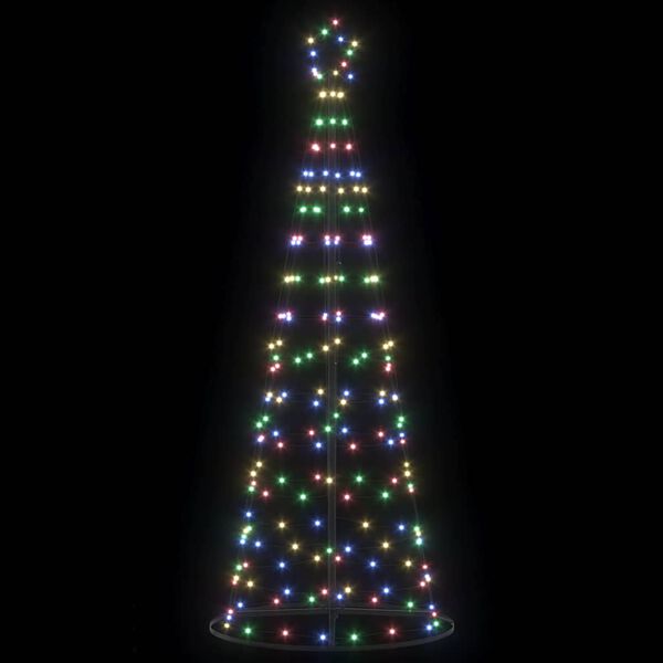 vidaXL LED Χριστουγεννιάτικο Δέντρο με 390 LED Πολύχρωμο 250 cm Σίδερο