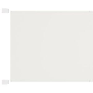 vidaXL Τέντα Κάθετη Λευκή 140 x 420 εκ. από Ύφασμα Oxford