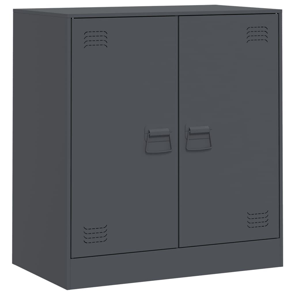 vidaXL Μπουφές Ανθρακί 67x39x73 εκ. από Ατσάλι