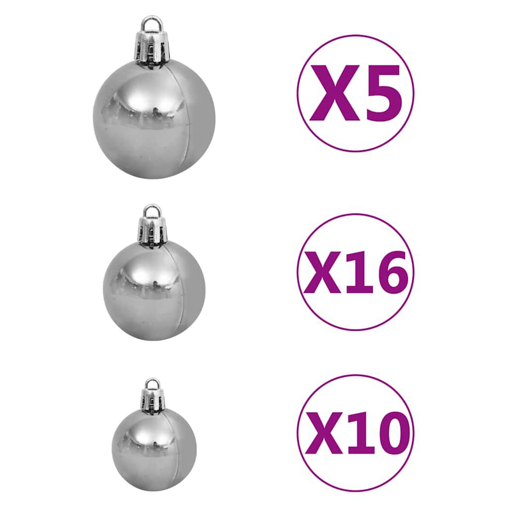 vidaXL Χριστουγεν. Δέντρο Τεχνητό Αρθρωτό με 300 LED & Μπάλες 300 εκ.