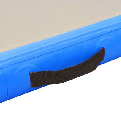 vidaXL Στρώμα Ενόργανης Φουσκωτό Μπλε 800 x 100 x 10 εκ. PVC με Τρόμπα