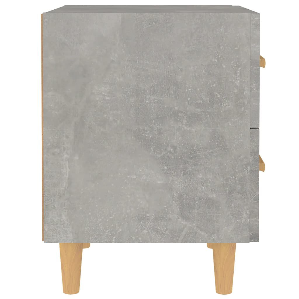vidaXL Κομοδίνα 2 τεμ. Γκρι Σκυροδέματος 40 x 35 x 47,5 εκ.