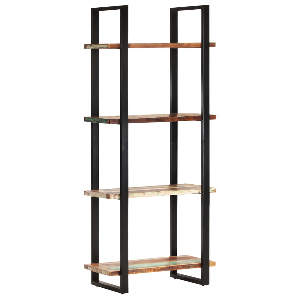 vidaXL Βιβλιοθήκη με 4 Επίπεδα 80x40x180 εκ. Μασίφ Ανακυκλωμένο Ξύλο