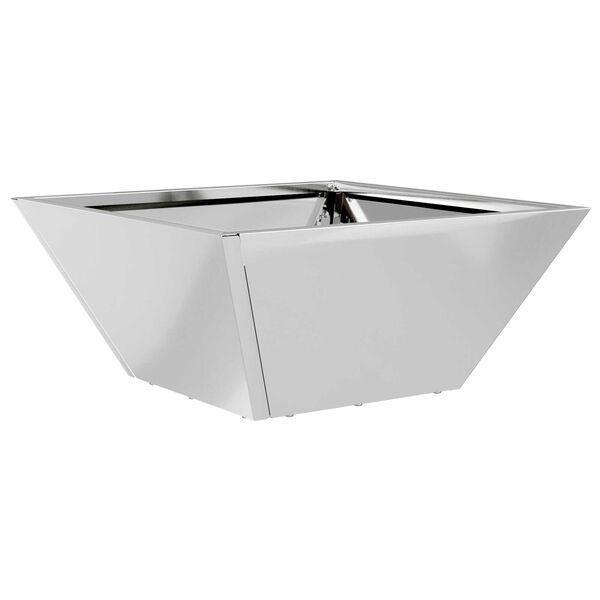 vidaXL Γλάστρα Κήπου 35x35x15 εκ από Γαλβανισμένο Χάλυβα.