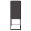 vidaXL Highboard Μαύρο 68x39x107 cm Ατσάλι