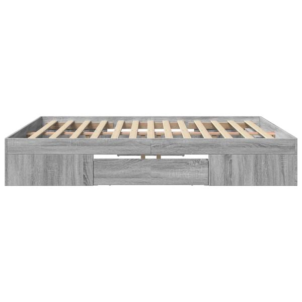 vidaXL Πλαίσιο κρεβατιού χωρίς στρώμα 180x200 εκ. Επεξεργασμένο Ξύλο