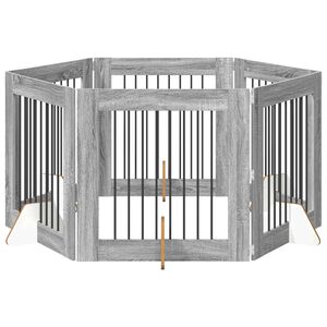 vidaXL &Pi;ύ&lambda;&eta; &Sigma;&kappa;ύ&lambda;&omicron;&upsilon; &mu;&epsilon; &Sigma;&tau;&eta;&rho;ί&gamma;&mu;&alpha;&tau;&alpha; 6 pcs &Gamma;&kappa;&rho;&iota; Sonoma 80 x 80 cm