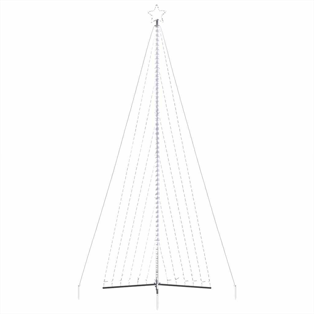 vidaXL Χριστουγεννιάτικο δέντρο LED 789 LED Ψυχρό Λευκό 476 εκ.