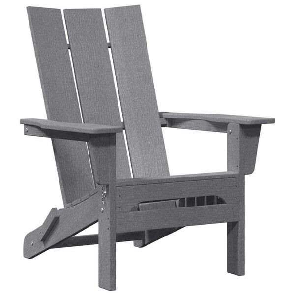 vidaXL Έπιπλα Χαλάρωσης Κήπου 2 pcs Ανοιχτό γκρι 74.5 x 80.5 x 90 εκ.