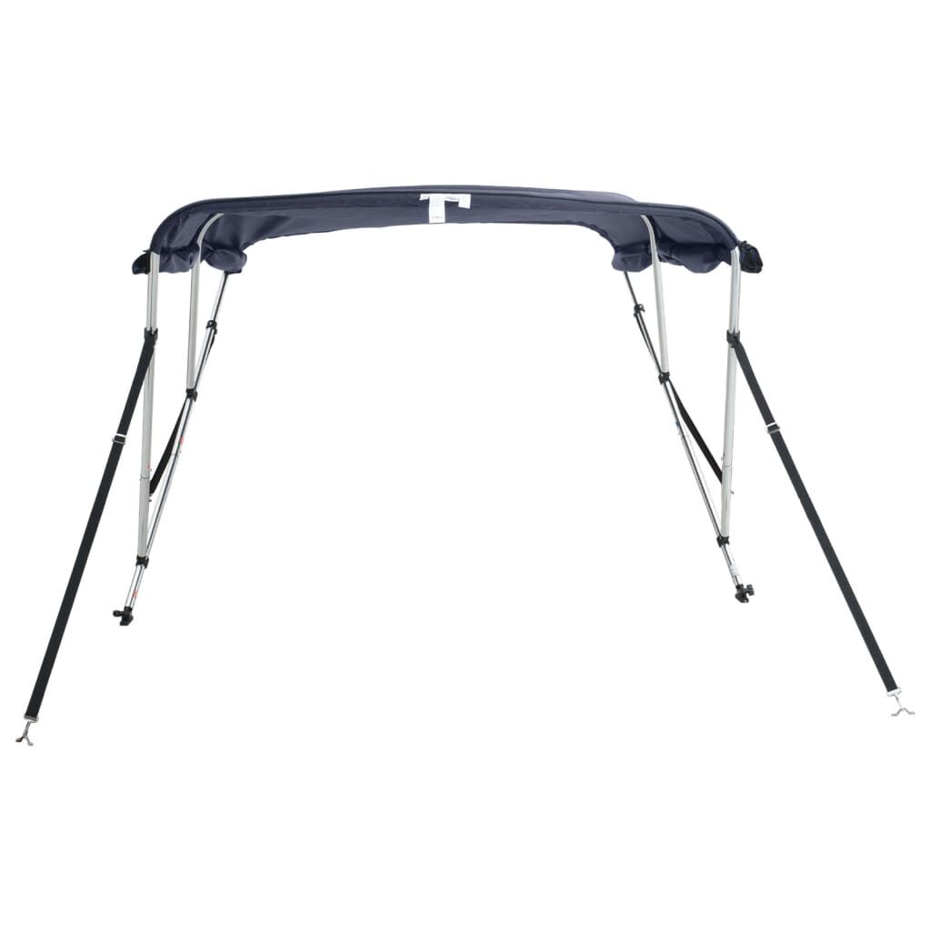 vidaXL Τέντα Σκάφους με 3 Αψίδες Τοιχώματα 183x(137-152)x137 εκ.