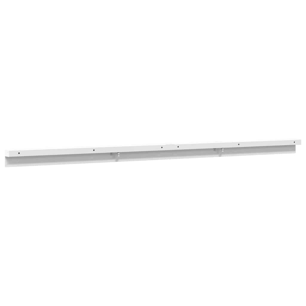 vidaXL Κιτ υλικού συρόμενης πόρτας 183 cm Κράμα αλουμινίου Sliver