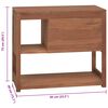 vidaXL Έπιπλο Μπάνιου 85x40x75 εκ. από Μασίφ Ξύλο Teak
