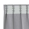 vidaXL Κουρτίνες 2 pcs Ανοιχτό γκρι 245x140εκ. Πολυεστέρας