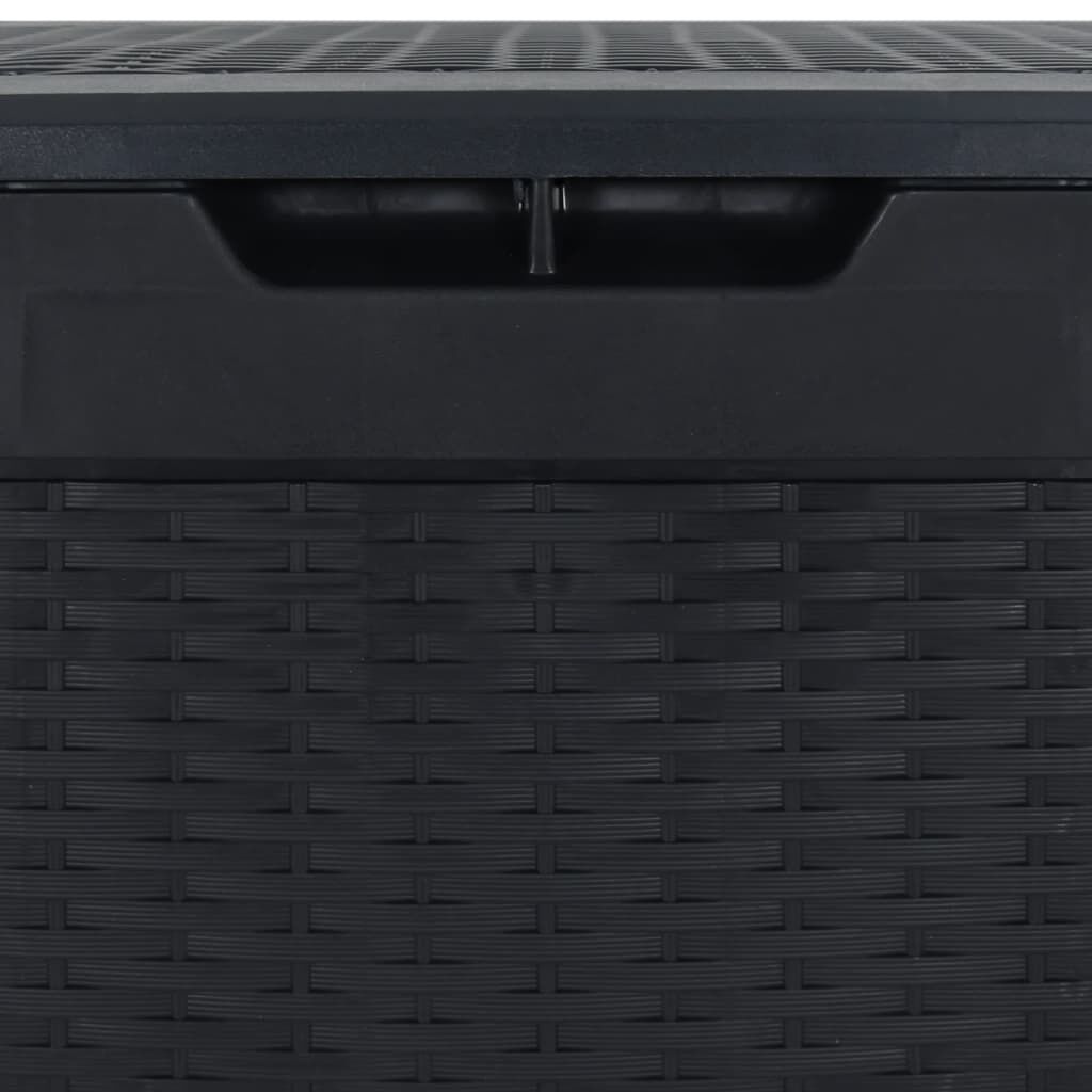 vidaXL Μπαούλο Αποθήκευσης Κήπου Ανθρακί 119x48x60 εκ. απο Πολυπ/λένιο