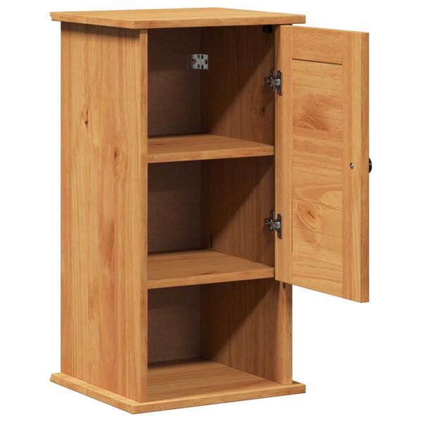 vidaXL Τοίχου Ντουλάπα Μπάνιου καφέ μελί 37 x 34 x 71.5 εκ.