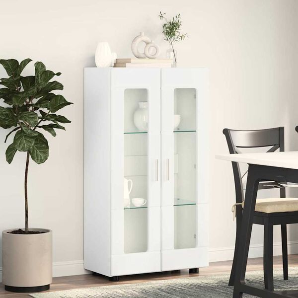 vidaXL &Pi;&lambda;&alpha;ϊ&nu;ό &gamma;&rho;&alpha;&phi;&epsilon;ί&omicron; &mu;&epsilon; &rho;ά&phi;&iota; &mu;&epsilon; &pi;ό&rho;&tau;&alpha; FLORIN &Lambda;&epsilon;&upsilon;&kappa;ό 55,5 x 29 x 103 &epsilon;&kappa;