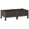 vidaXL &Kappa;ή&pi;&omicron;&sigmaf; &Gamma;&lambda;&alpha;&sigma;&tau;&rho;ά&kappa;&iota; &mu;&epsilon; &Rho;&omicron;&delta;ά&kappa;&iota;&alpha; &Kappa;&alpha;&phi;έ 80 x 40 x 29 &epsilon;&kappa; PP