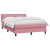 vidaXL &Kappa;&rho;&epsilon;&beta;ά&tau;&iota; Boxspring &mu;&epsilon; &Sigma;&tau;&rho;ώ&mu;&alpha; &Rho;&omicron;&zeta; 160x210 &epsilon;&kappa;. &Beta;&epsilon;&lambda;&omicron;ύ&delta;&iota;&nu;&omicron;