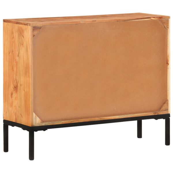 vidaXL Ντουλάπι με Συρτάρια 88 x 30 x 73 εκ. από Μασίφ Ξύλο Ακακίας