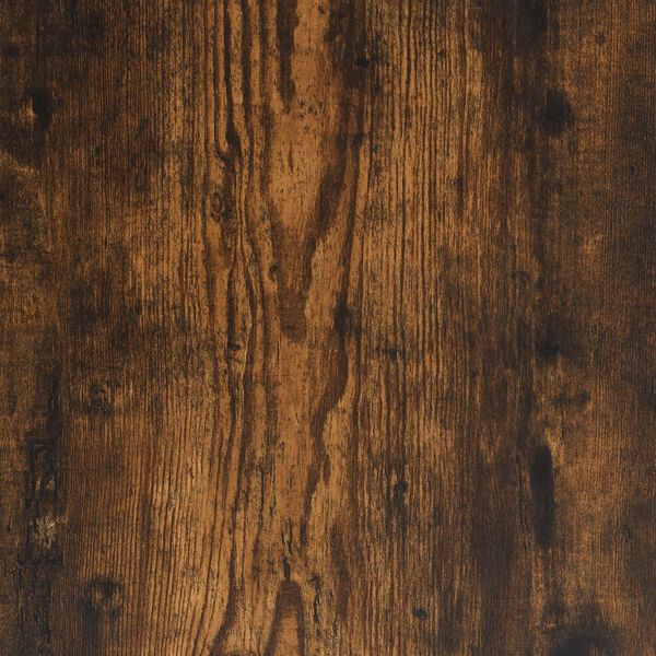 vidaXL Κομοδίνα 2 τεμ. Καπνιστή Δρυς 40 x 35 x 47,5 εκ. Επεξεργ. Ξύλο