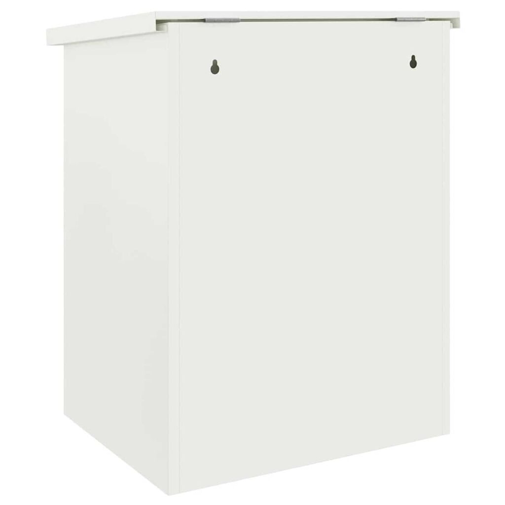 vidaXL Θυρίδα Πακέτων Λευκό 44 x 35 x 59 εκατοστά Ατσάλι