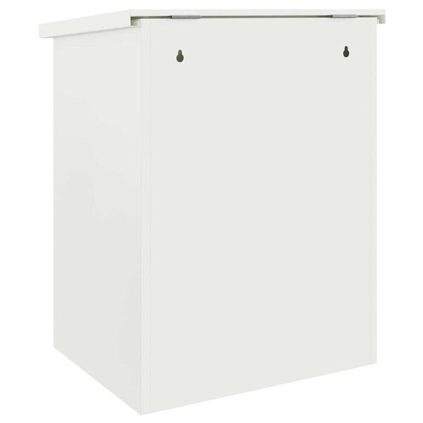 vidaXL Θυρίδα Πακέτων Λευκό 44 x 35 x 59 εκατοστά Ατσάλι