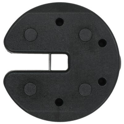 vidaXL Βαρίδια για Κιόσκι 4 τεμ. Μαύρα 220 x 50 χιλ. από Σκυρόδεμα