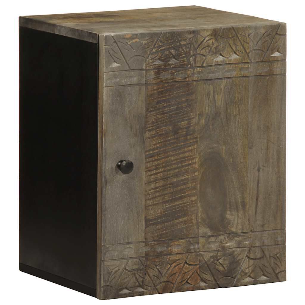 vidaXL Ντουλάπι Μπάνιου Επιτοίχιο 38x33x48 εκ. από Μασίφ Ξύλο Μάνγκο