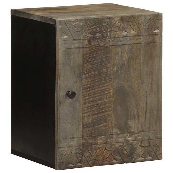 vidaXL Ντουλάπι Μπάνιου Επιτοίχιο 38x33x48 εκ. από Μασίφ Ξύλο Μάνγκο
