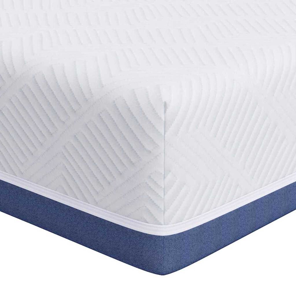 vidaXL Στρώμα Λευκό, Μπλε 70 x 200 cm Pěna