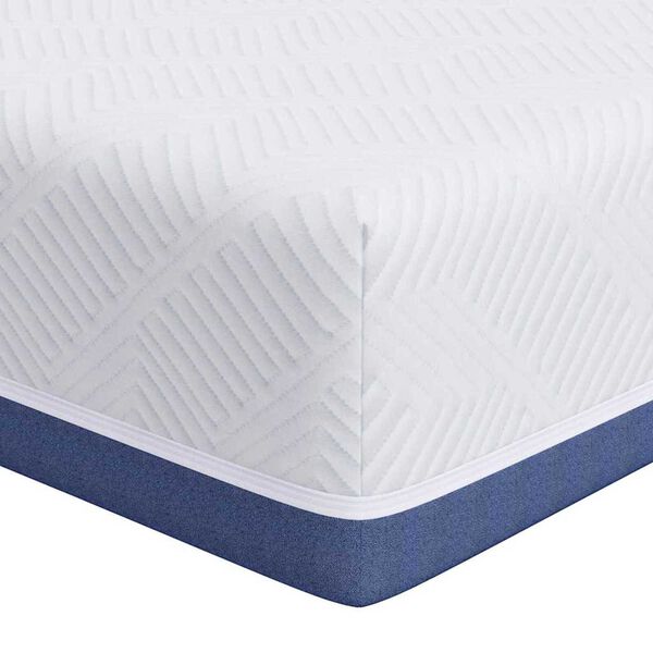 vidaXL Στρώμα Λευκό, Μπλε 70 x 200 cm Pěna
