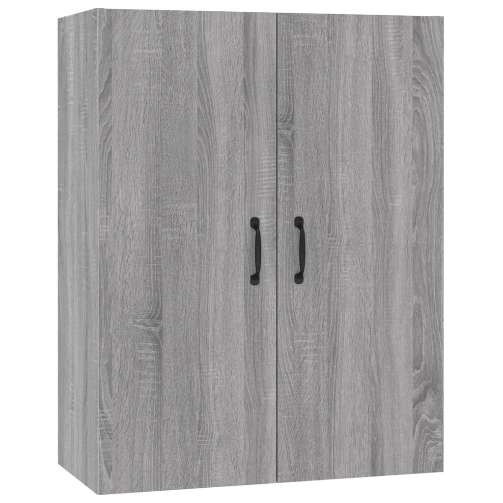 vidaXL Ντουλάπι Κρεμαστό Γκρι sonoma 69,5x34x90 εκ. Επεξεργασμένο Ξύλο
