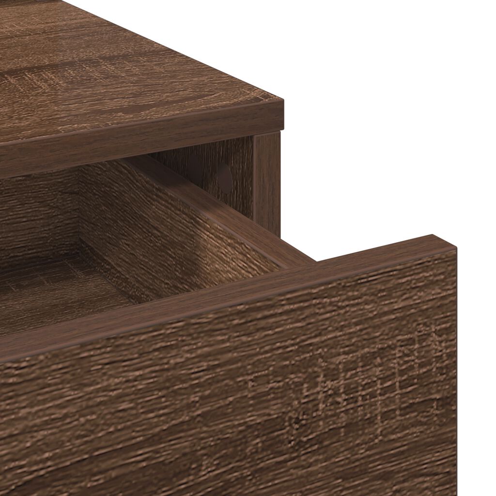 vidaXL Τραπέζι περιποίησης Καφέ 50 x 41 x 140 εκ. Επεξεργασμένο ξύλο