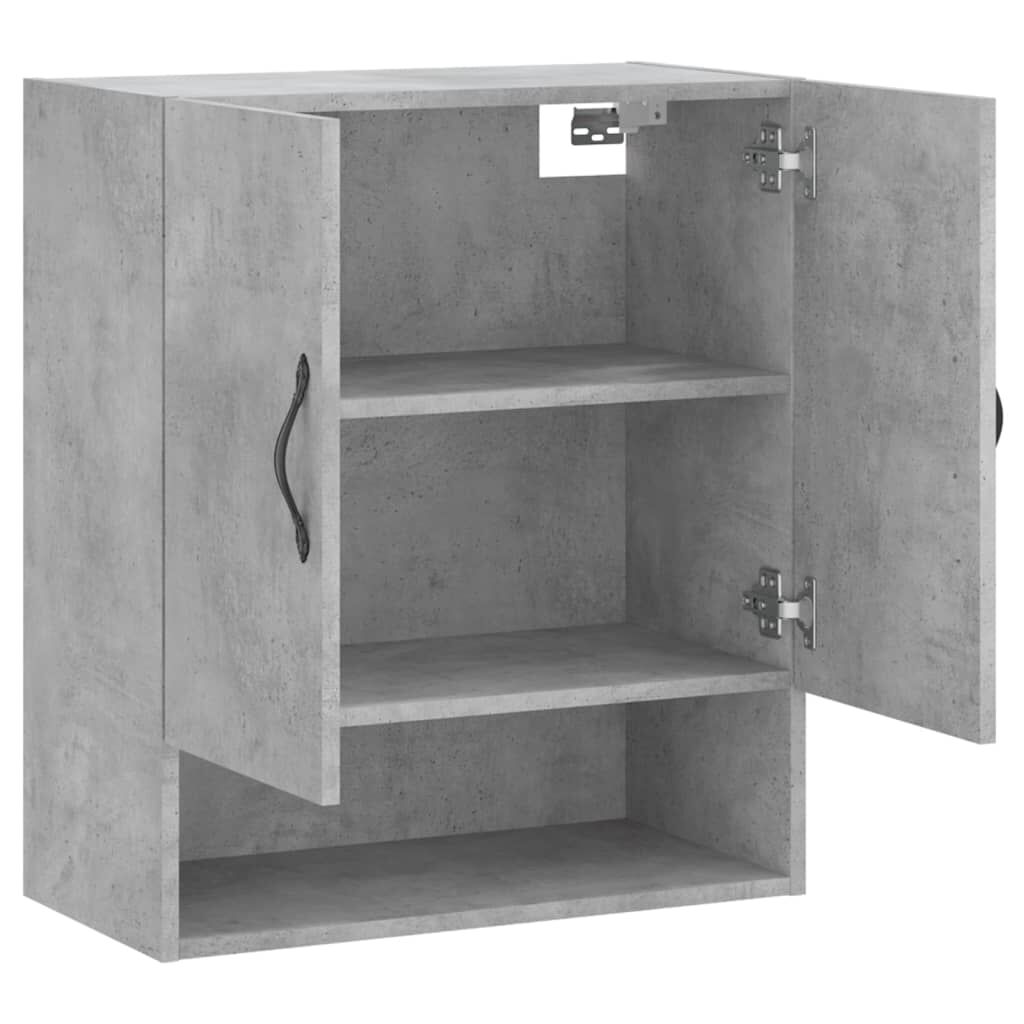 vidaXL Ντουλάπι Τοίχου Γκρι Σκυρ. 60x31x70 εκ. Επεξεργασμένο Ξύλο