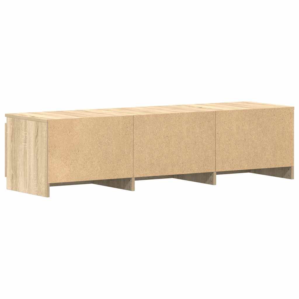 vidaXL Έπιπλο Τηλεόρασης Sonoma Δρυς 140x40x35,5 εκ. από Επεξ. Ξύλο