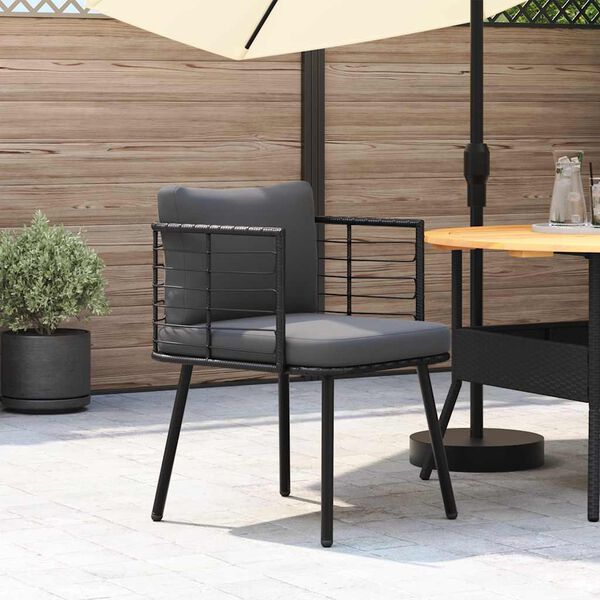 vidaXL Παγκάκι Κήπου Φυσικό 114x64x78 εκ. Πολυ Ρατάν