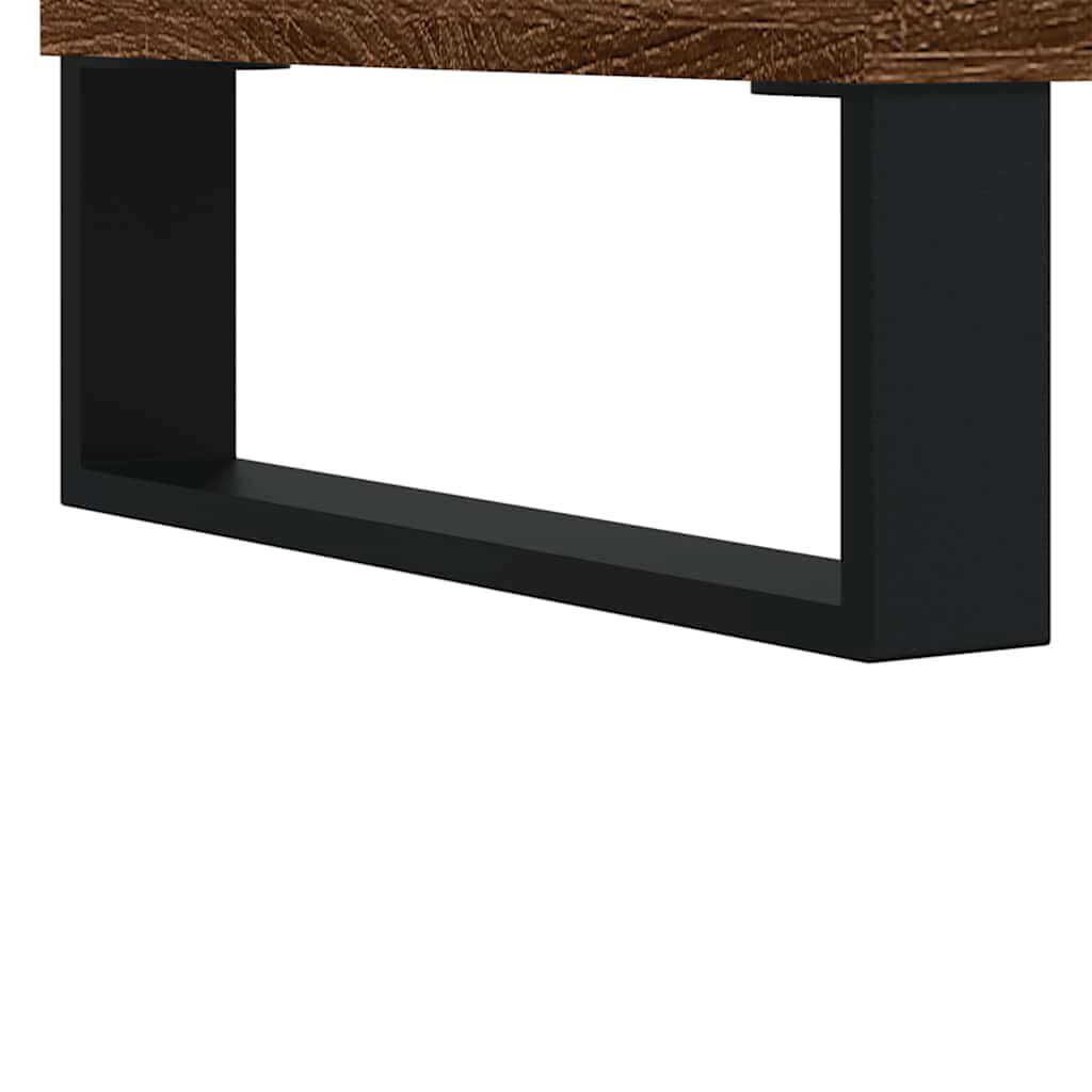vidaXL Ντουλάπι Μπάνιου Καφέ Δρυς 65x33x60 εκ. Επεξεργασμένο Ξύλο